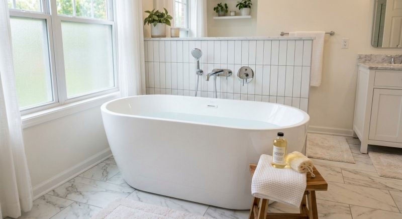 Freestanding Tub Installation in West Chester, PA