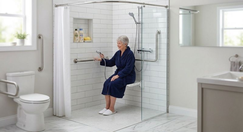 Accessible Shower Construction in Bradenton, FL