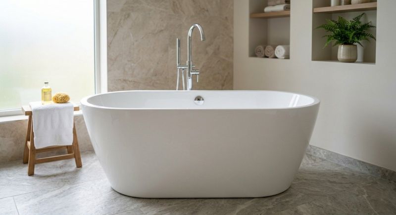 Acrylic Bathtub Installation in Danbury, CT
