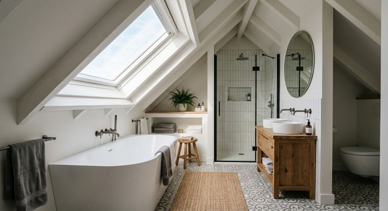 Attic Bathroom Remodeling in Norwalk, CT