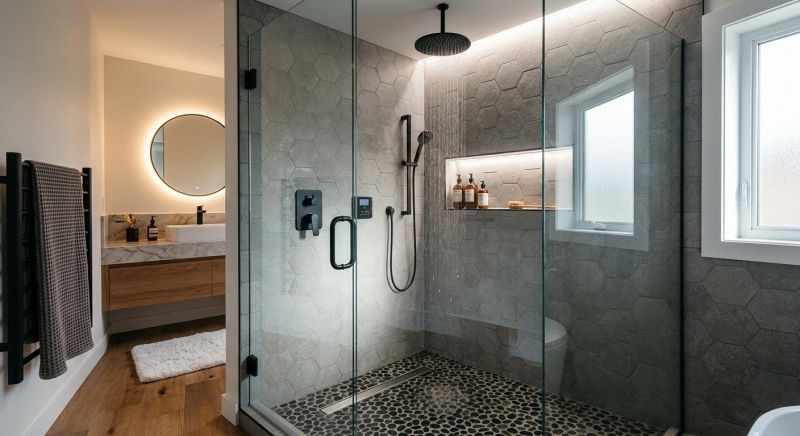 Granite Shower Installation in Lancaster, PA